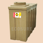 Plastic Oil Tank 1070 Litres Sandstone