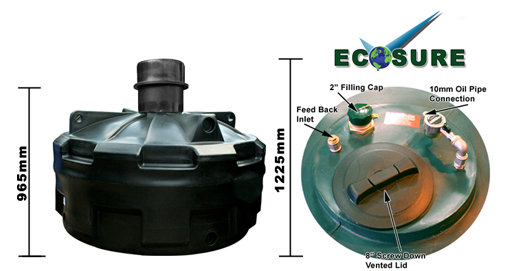 Underground Oil Tank 3500 Litres