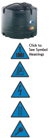 Vertical Oil Tank 5000 Litres
