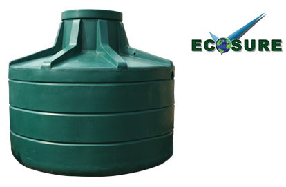 Underground Oil Tank 3500 Litres Green